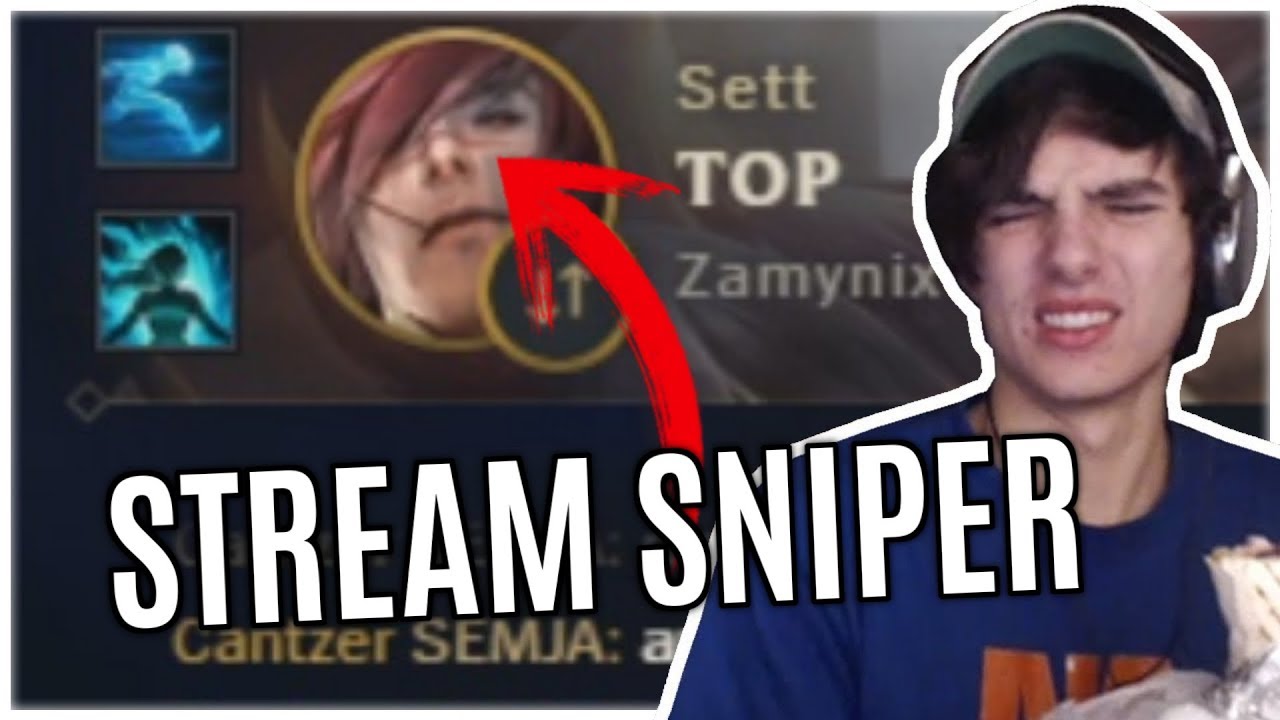 STREAM SNIPER MI TROLLÍ HRU? | Cantzer League of Legends (18+ varování sprostá slova)