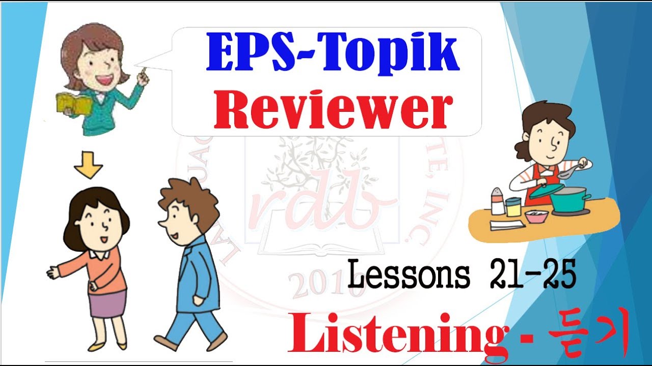 EPS-Topik Listening Questions (Lessons 21 to 25)