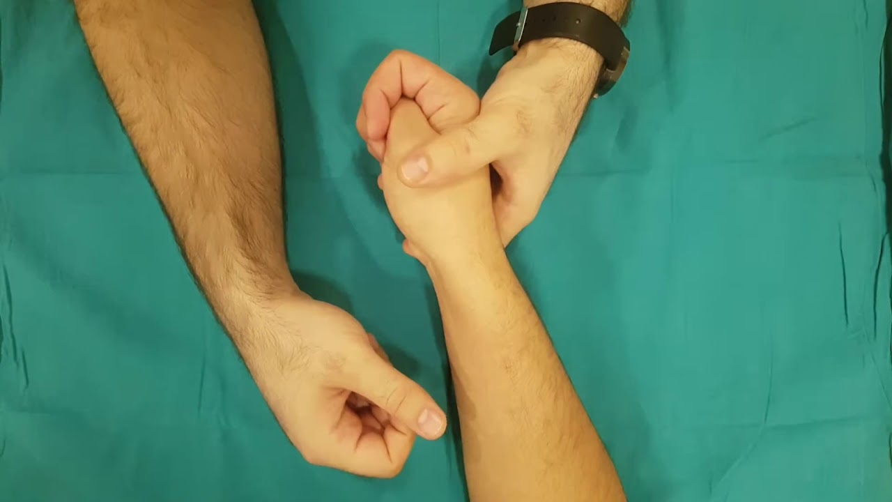 El Bileği Baş Parmak Tarafında Ağrı De Quervain Sendromu