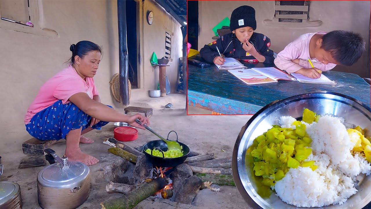 village lunch cooking for children || sarmila cooks for family || Bhumi Kitchen || @bhumicooking