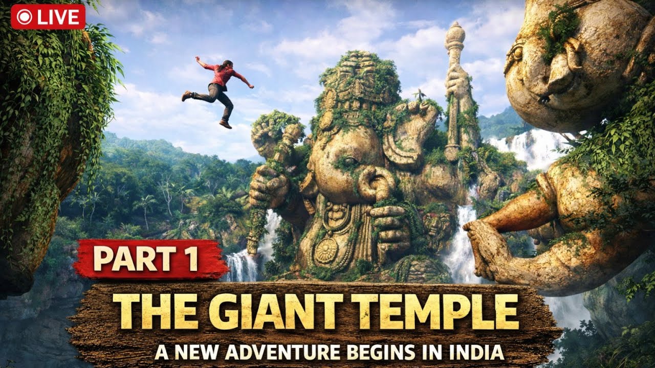 🔴 LIVE – UNCHARTED THE LOST LEGACY Gameplay Walkthrough | First Playthrough