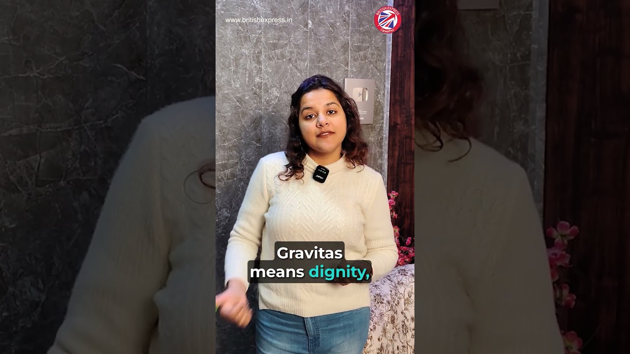 Gravitas Meaning Explained | #shorts