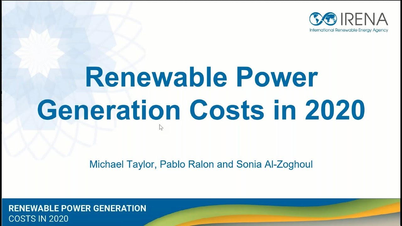 Renewable Power Generation Costs in 2020: Cost Declines and Record Capacity Additions