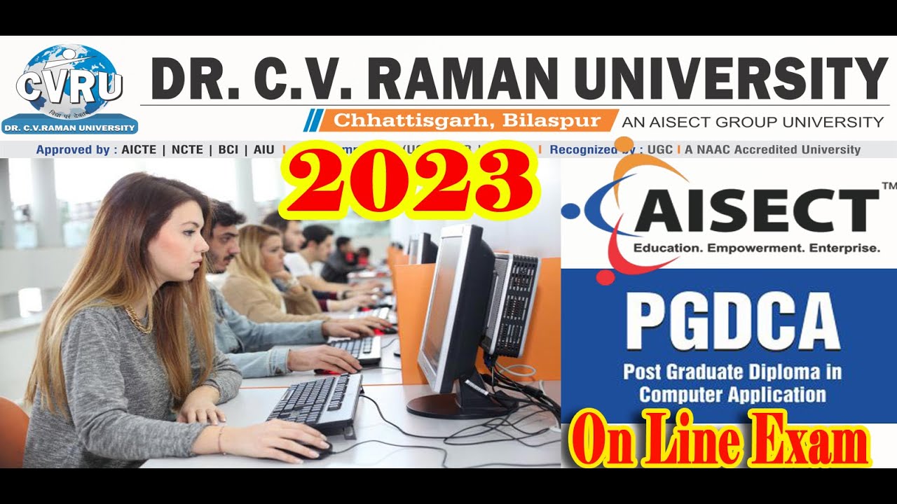 PGDca Exam Form Online Fill | DR CV Raman University PGDca Exam Form Online #drcvramanuniversity