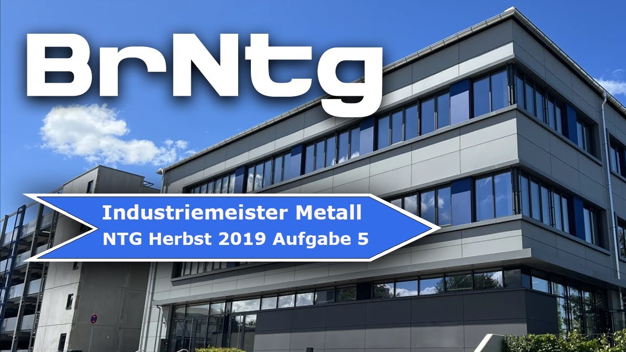 NTG Industriemeister Metall Herbst 2019 A5 BQ