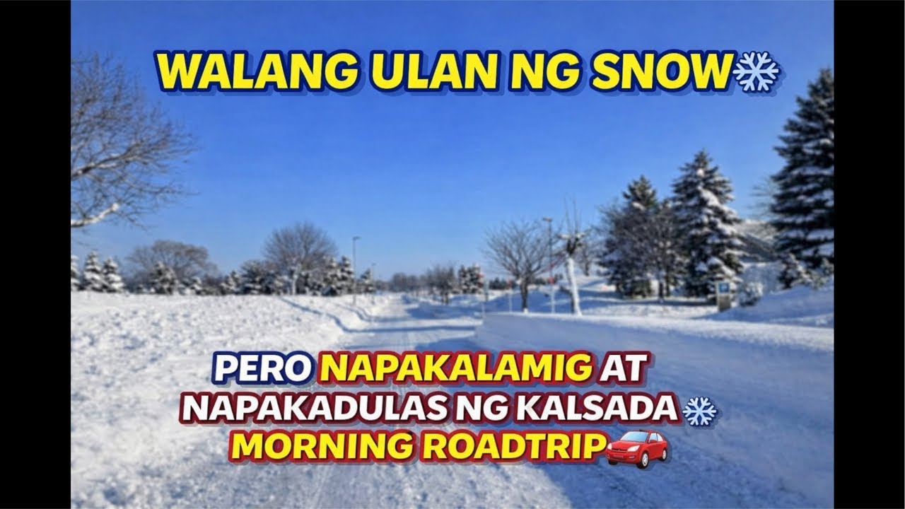 Roadtrip sa Napakalamig at Madulas na Kalsada ❄️🚗 Walang Snow Pero Freezing!