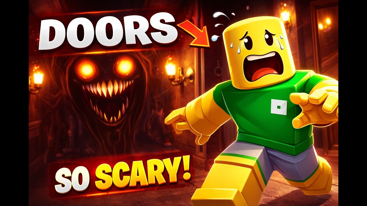 I tried Roblox DOORS ...Then this Happened😭