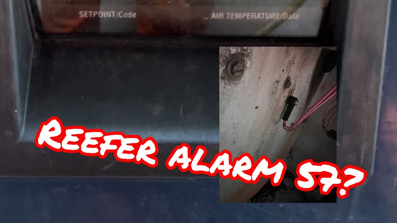 Reefer container troubleshooting and service,alarm 57(carrier)
