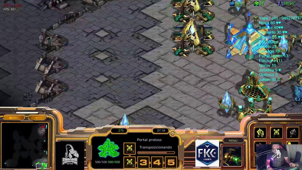 Protoss Rank A  hoy full rankeo !