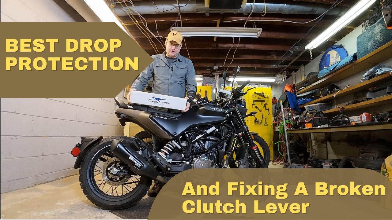 Svartpilen 401 crash protection from T-Rex Racing