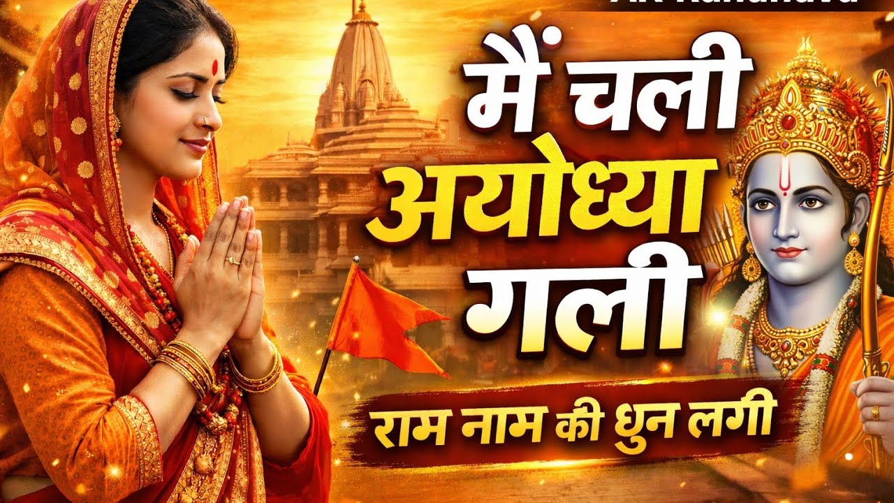 अयोध्या की गली | मैं चली मैं चली | New Ram Bhajan | AK Randhava