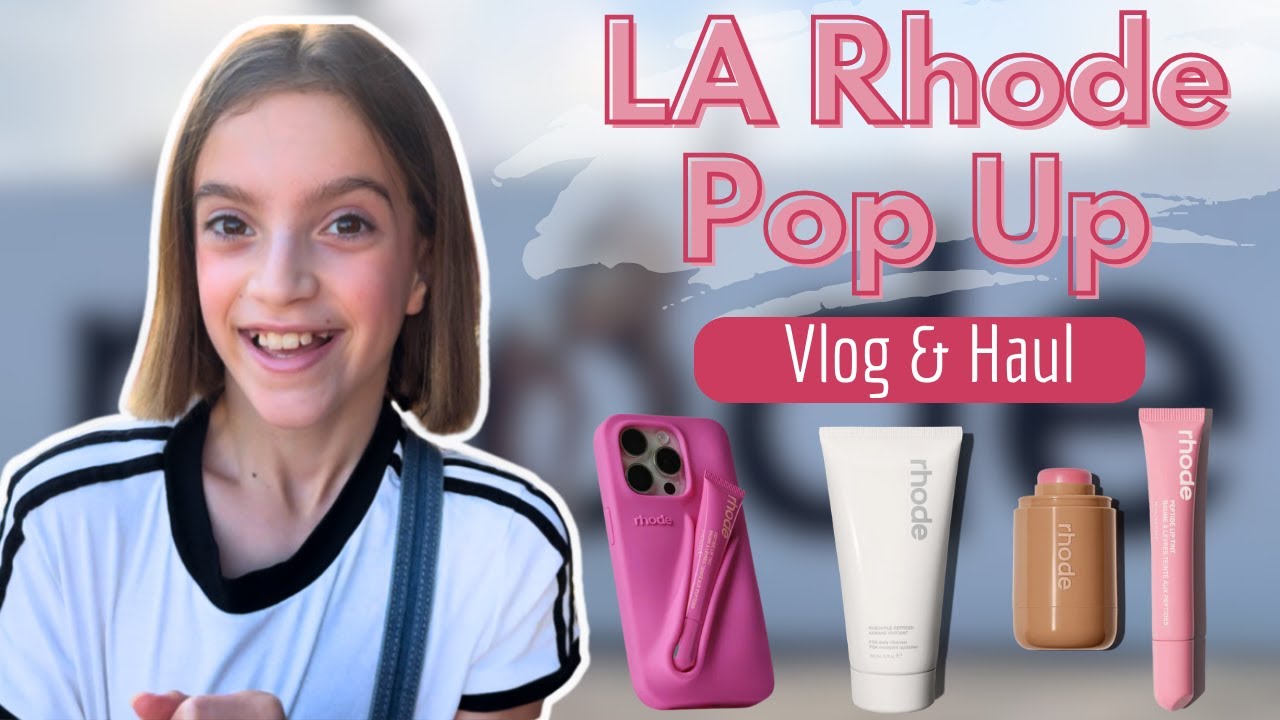 LA Rhode Pop Up **VLOG & HAUL** | Lights, Camera, Chyler | Ep. 22 #haul