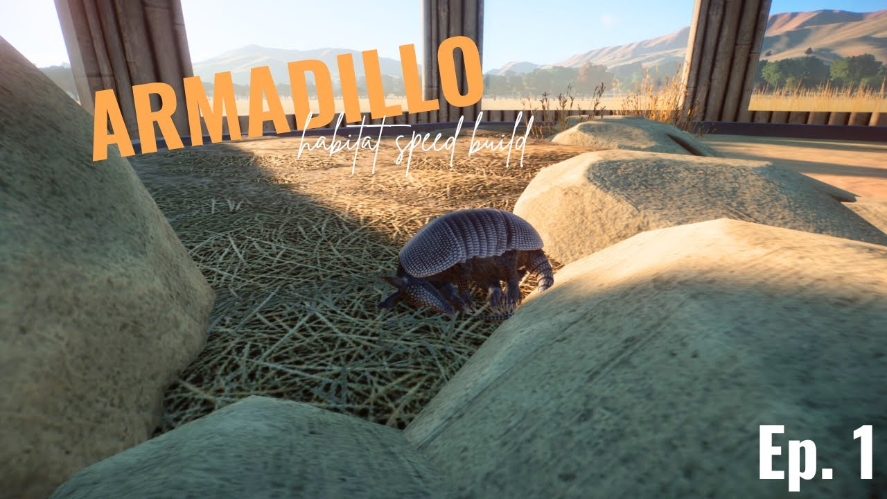 ARMADILLO HABITAT SPEED BUILD | Planet Zoo Habitats Ep.1