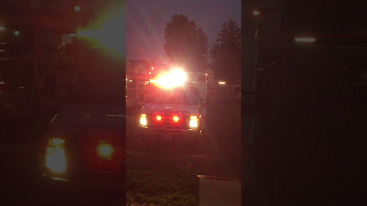 American medical response ambulance lights