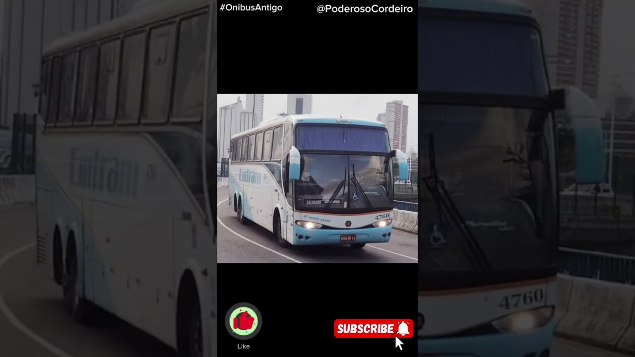 VIA&Ccedil;&Atilde;O EMTRAM: A Hist&oacute;ria Emocionante da Empresa Que Ligou Bahia a S&atilde;o Paulo #shorts #onibus #bus