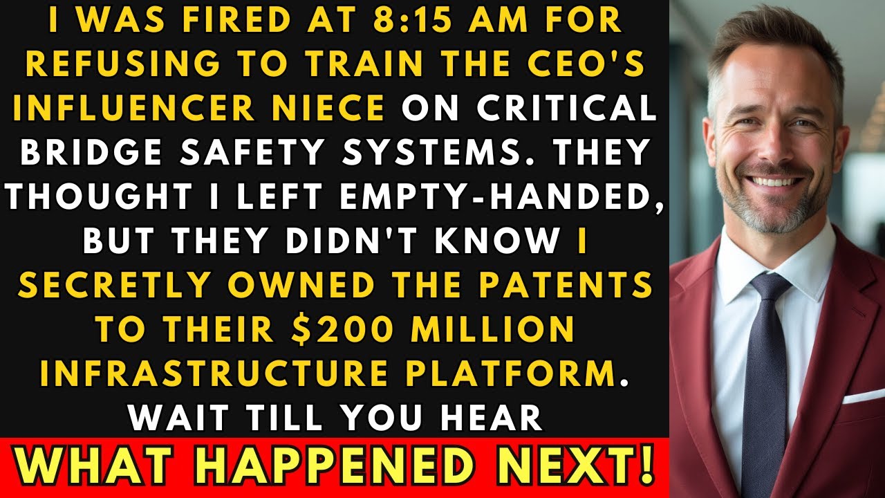 I Got Fired At 8:15 AM For Refusing To Train CEO's Niece—I Still Owned Their $200M System