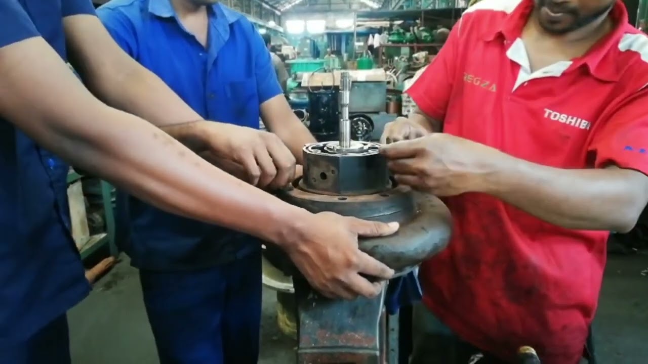 how to disassemble mtu 396/12/v s8 locomotive turbo charger
