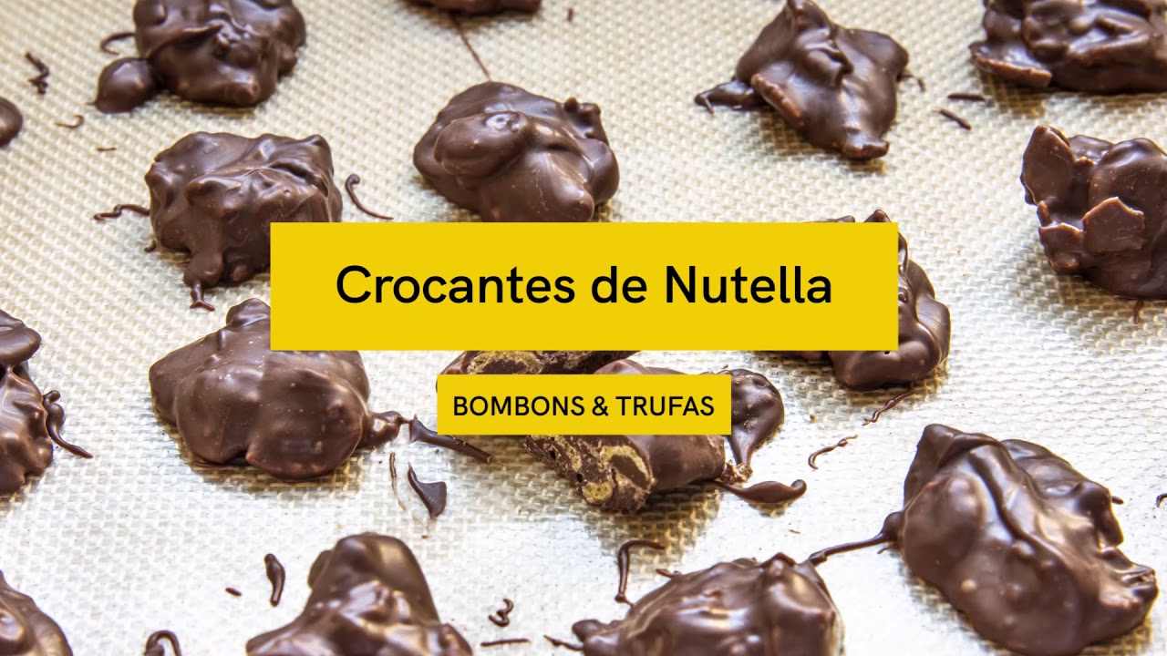 Crocante de Nutella  no T&aacute; na mesa