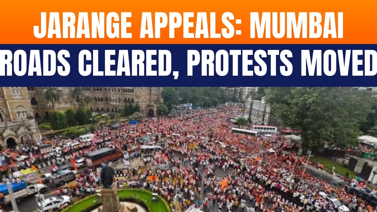 Mumbai Maratha Quota Protest: CSMT Roads Cleared by Police | News9