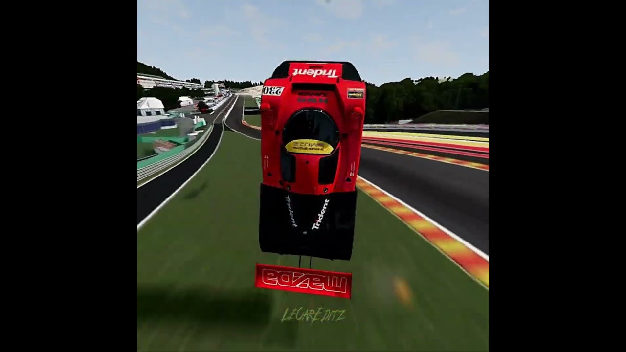 Flying cars on the SPA Circuit ✈️ #shorts #beamng #edit