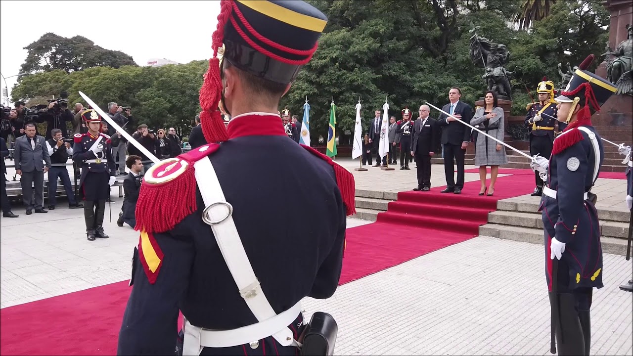 CEREMONIA PLAZA SAN MARTIN POR VISITA PRESIDENTE DEL BRASIL
