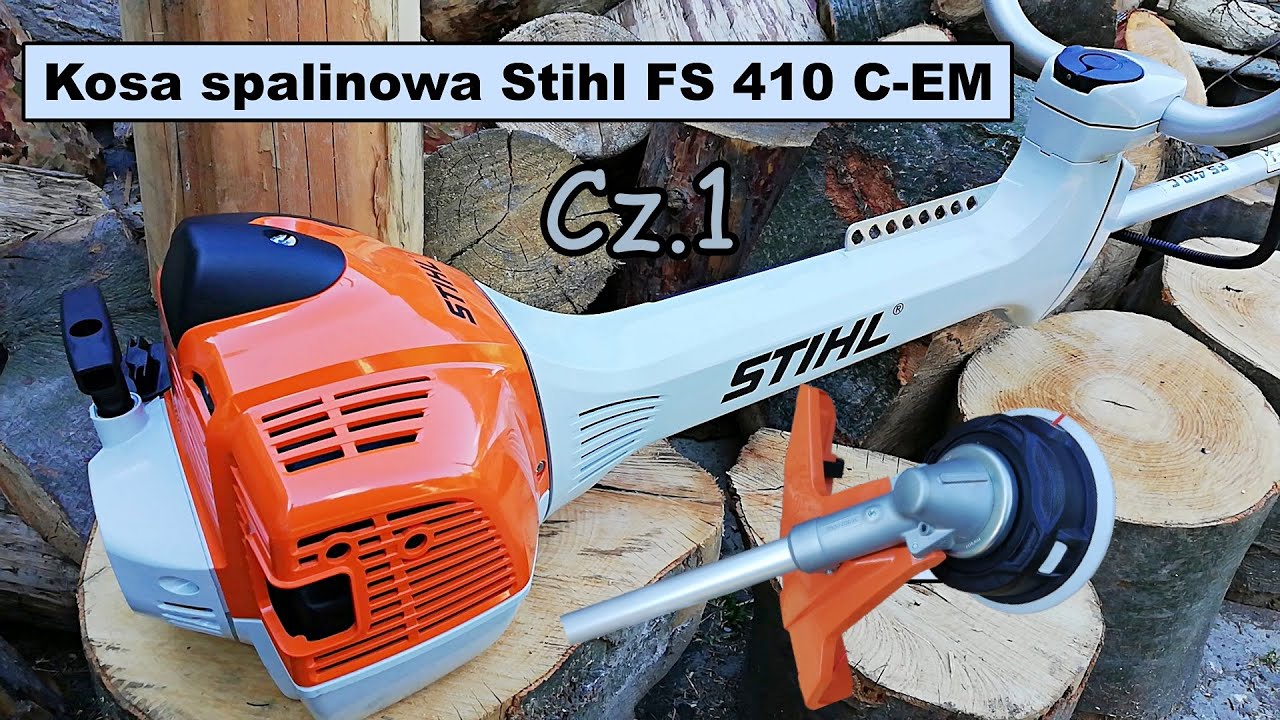 STIHL Kosa spalinowa FS 410 C-EM, do ogrodu i na pole, mały i duży obszar # UNBOXING sprawdzenie Cz1