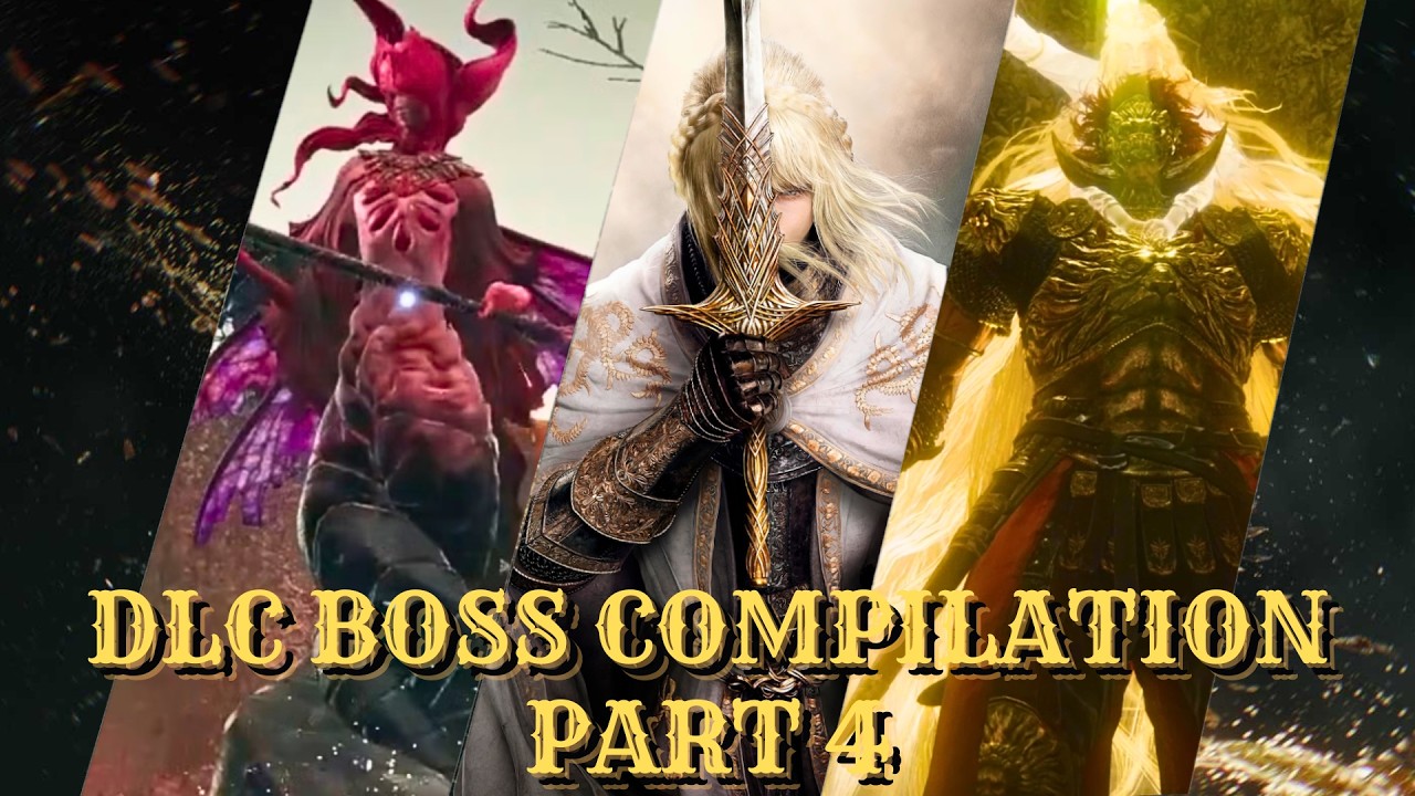 ELDEN RING DLC SOLO RUN & NO SUMMONS - BOSS COMPILATION 4