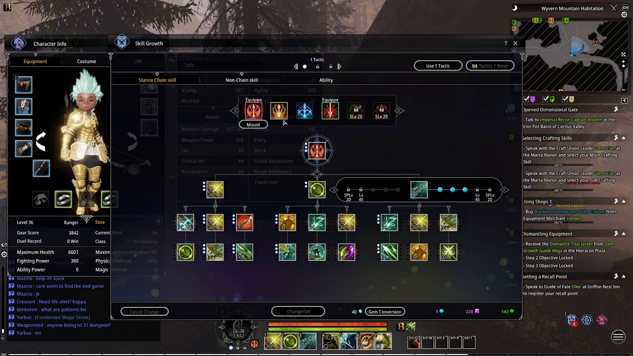 Bless Online Current Ranger Build