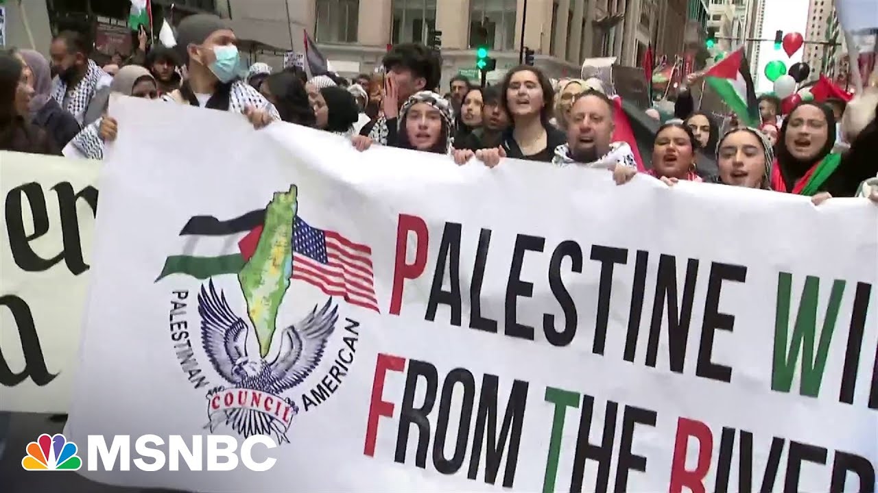 Palestinian-Americans hold rally in Chicago