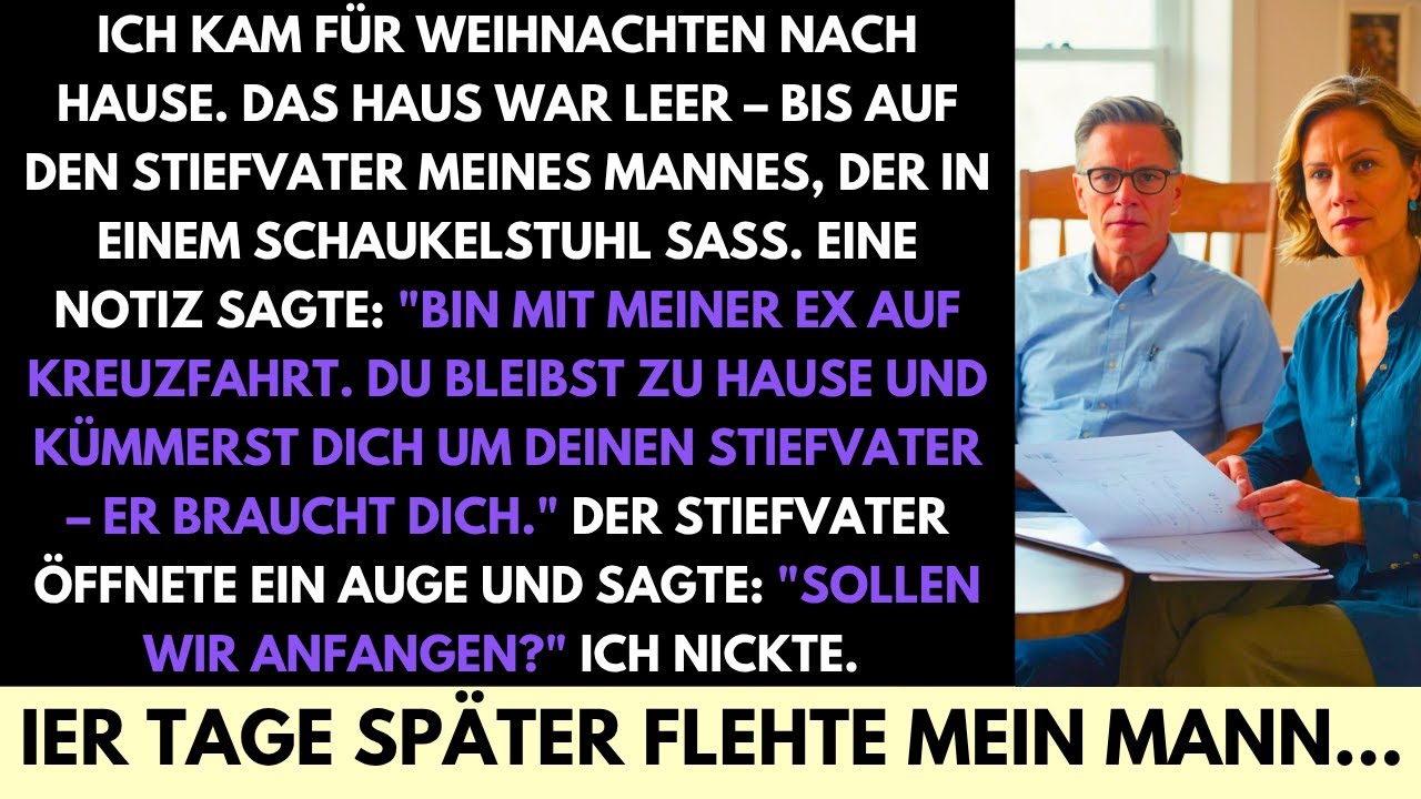 Ich Kam Zu Weihnachten Nach Hause Und Mein Mann War Weg — Ich Blieb Allein Mit Seinem Stiefvater