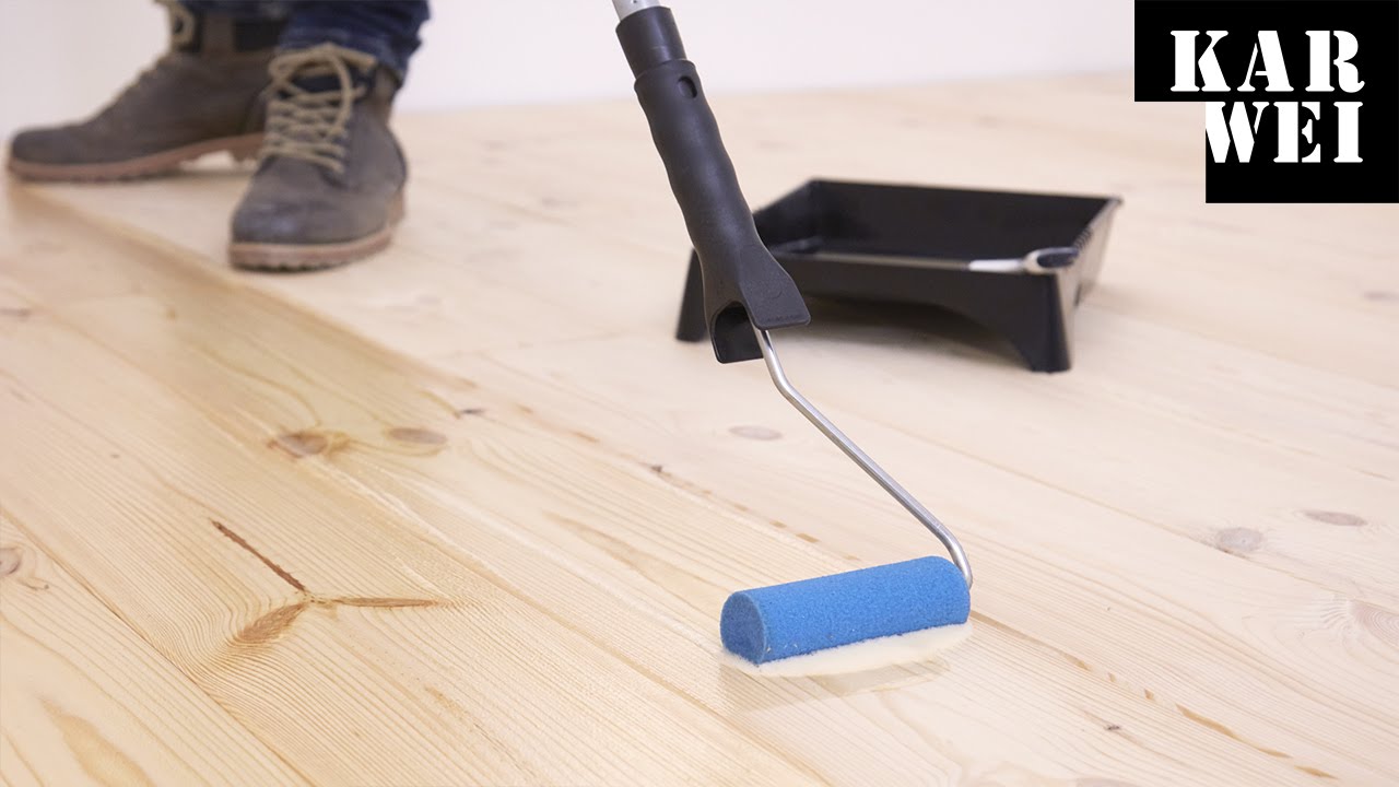 KARWEI | Houten vloer afwerken met olie