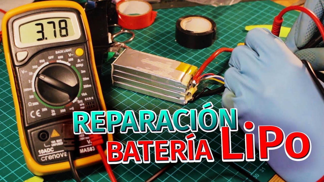 Reparación de bateria lipo | de 4S a 3S