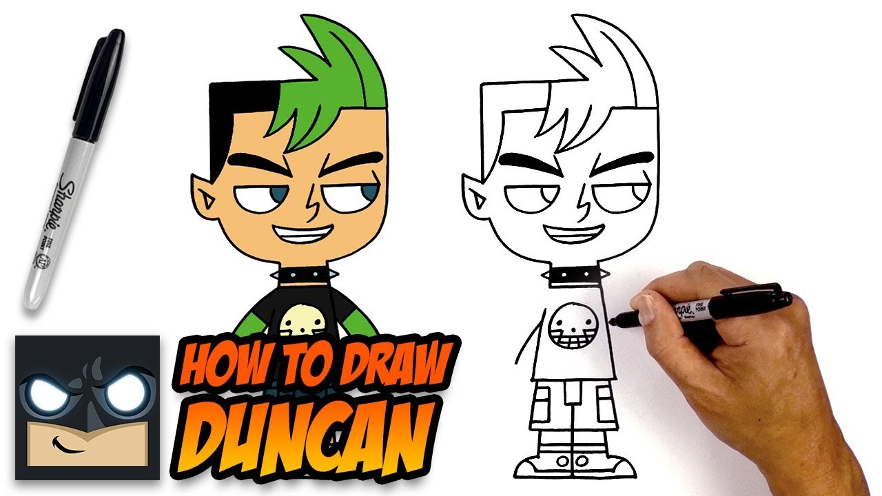 How to Draw Duncan | Total Dramarama | Step-by-Step Tutorial