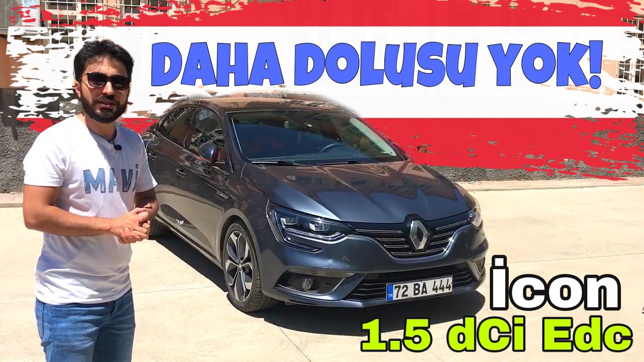 Renault MEGANE İCON 1.5 dci Edc | Dizel otomatik | Full+full Megane