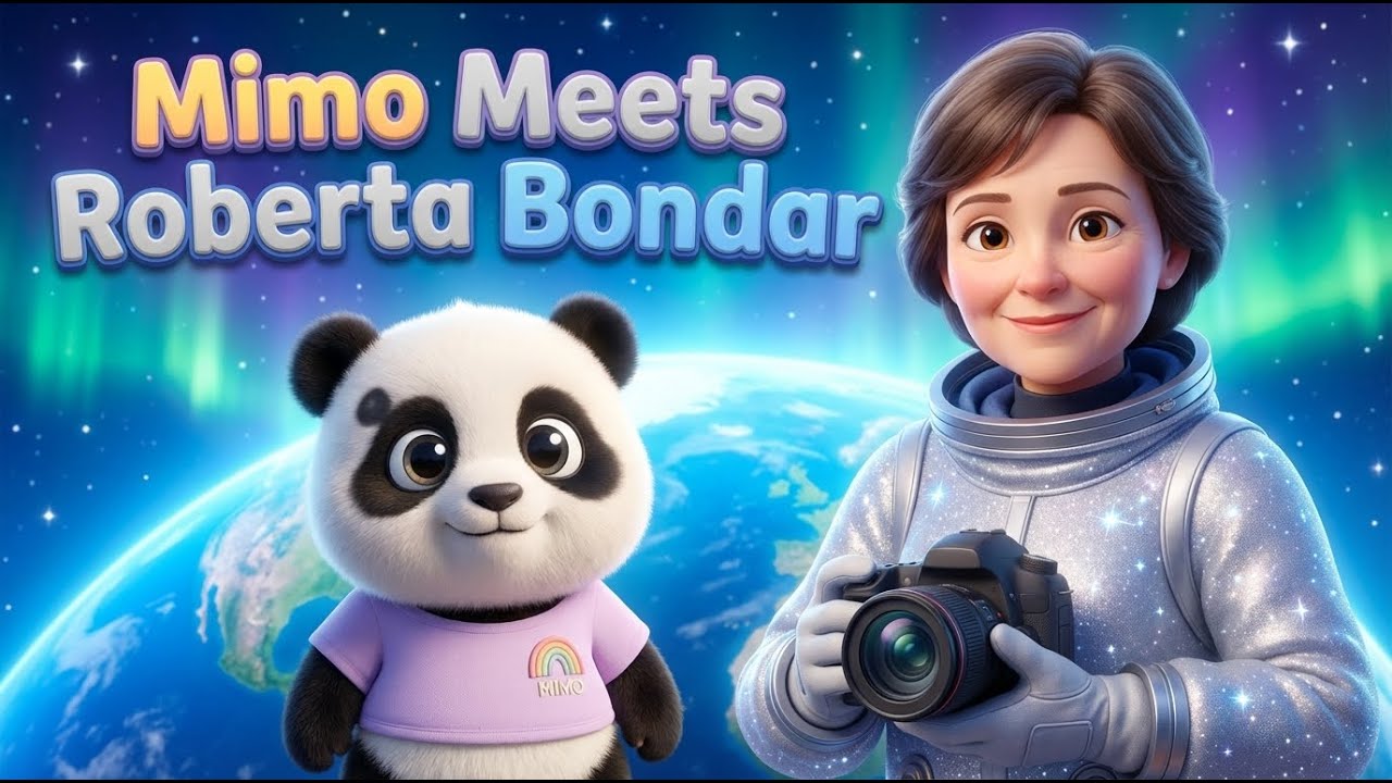 Mimo Meets Roberta Bondar 🚀 Space Bedtime Story for Kids + Sleep Music