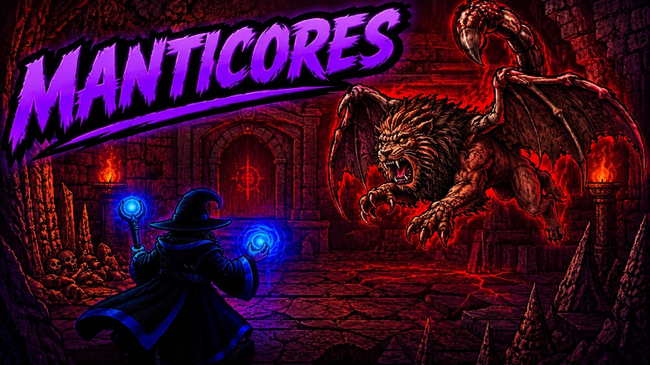 Medivia Online | 440 Mage Hunts Manticores
