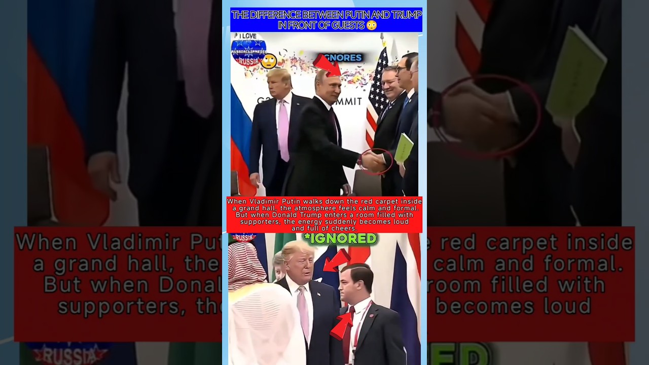 Putin vs Trump: The Handshake Moment That Got Everyone Talking 😳 #putin #trump
