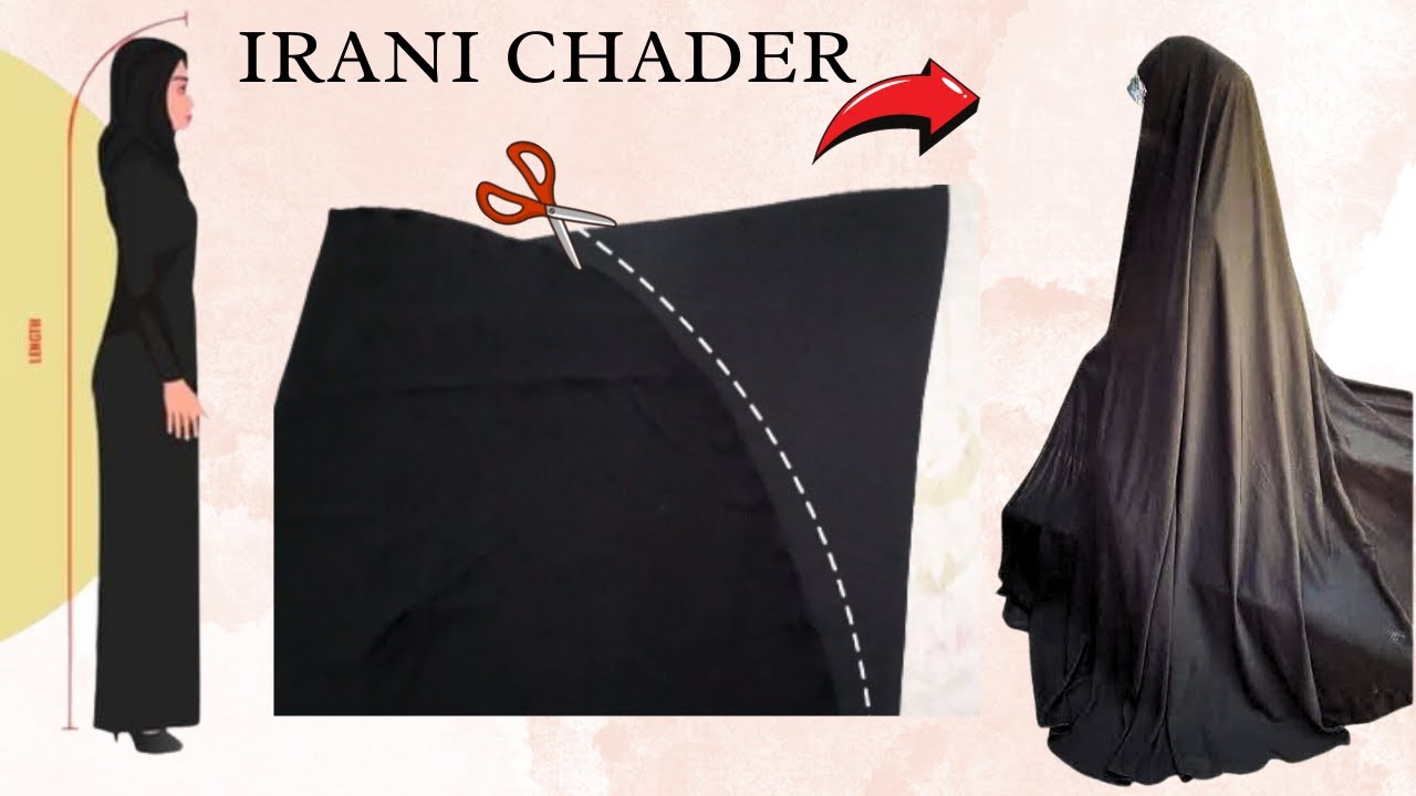 Hijab Chader Cutting and Stitching | How To Stitch Round Abaya Hijab | Hijab Sewing