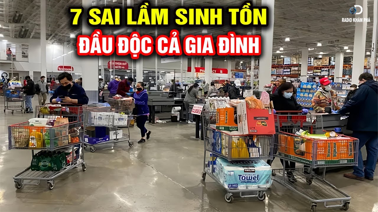 7 Sai Lầm Chuẩn Bị Ứng Phó Thảm Họa Có Thể ĐẦU ĐỘC CẢ GIA ĐÌNH BẠN