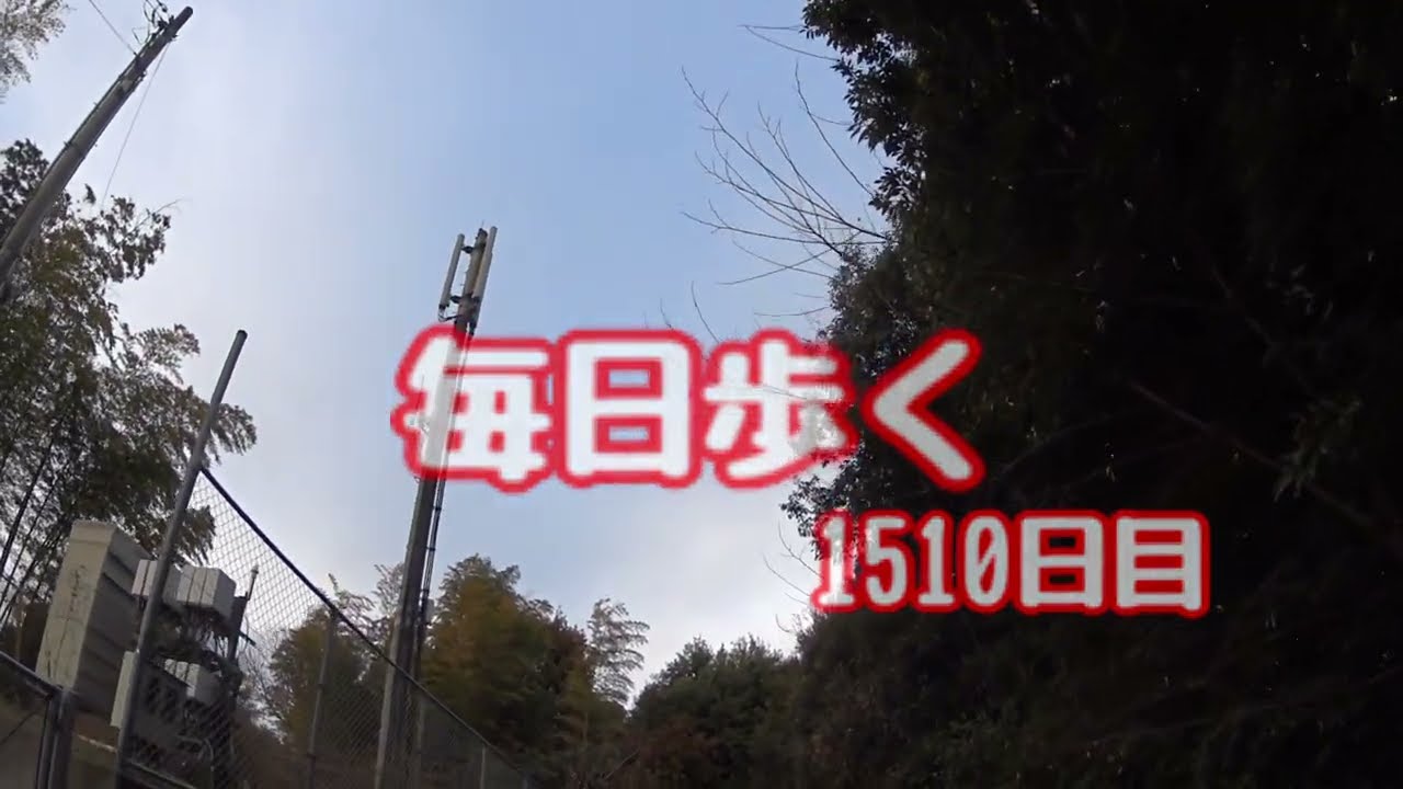毎日歩く：1510日目