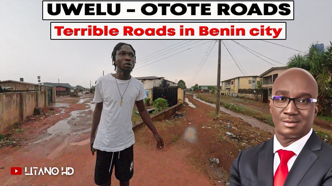 ROAD CONDITIONS in BENIN CITY | Uwelu, Otote Roads | Gov. Okpebholo Continuity