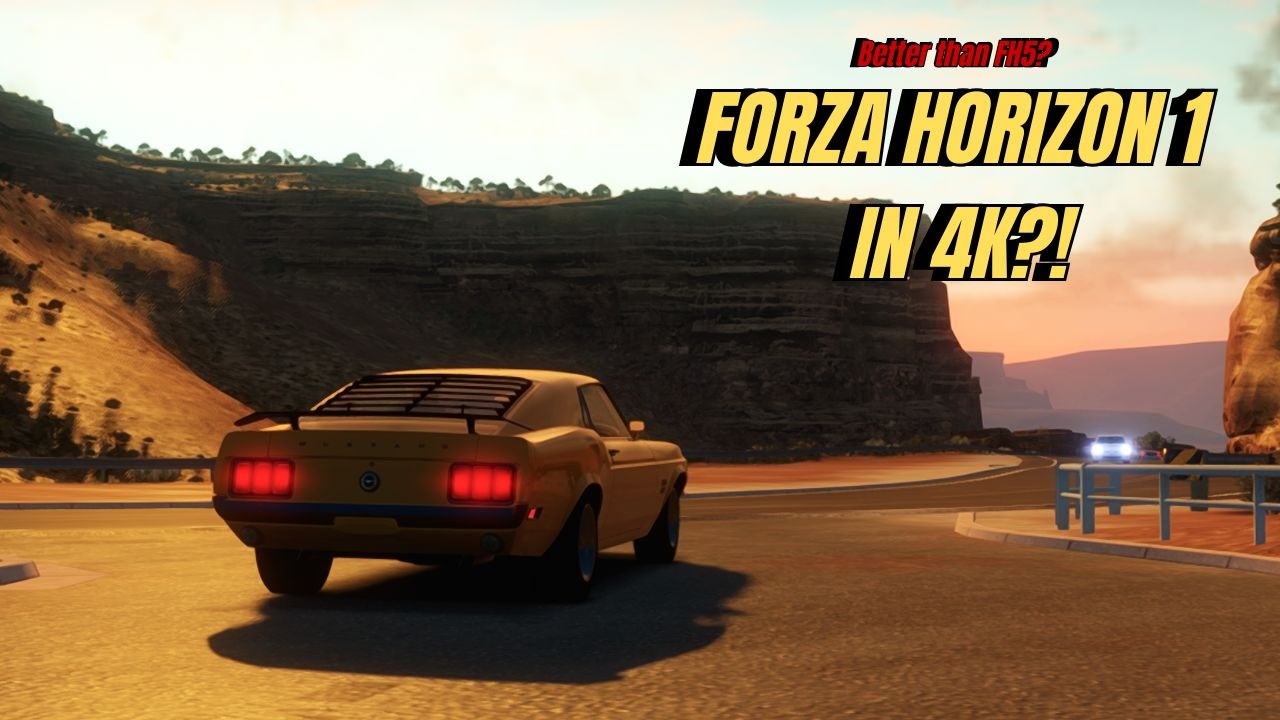 Forza Horizon 1 in 4K 60FPS on PC… Xbox 360 Classic Reborn! (Xenia Canary)