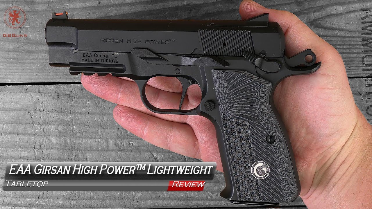 Обзор и полевая сборка EAA Girsan High Power™ Lightweight Tabletop