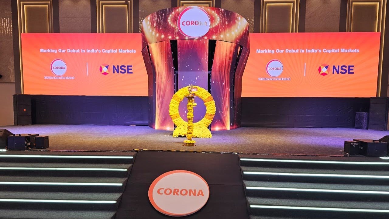 Listing ceremony of Corona Remedies Limited