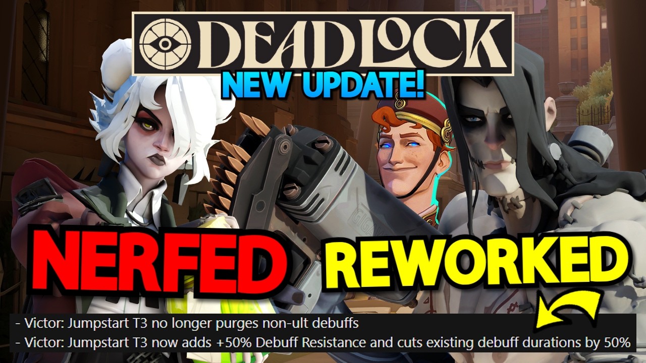 Small Balance Patch Nerfs Graves & Soft Reworks Victor! | Deadlock Update