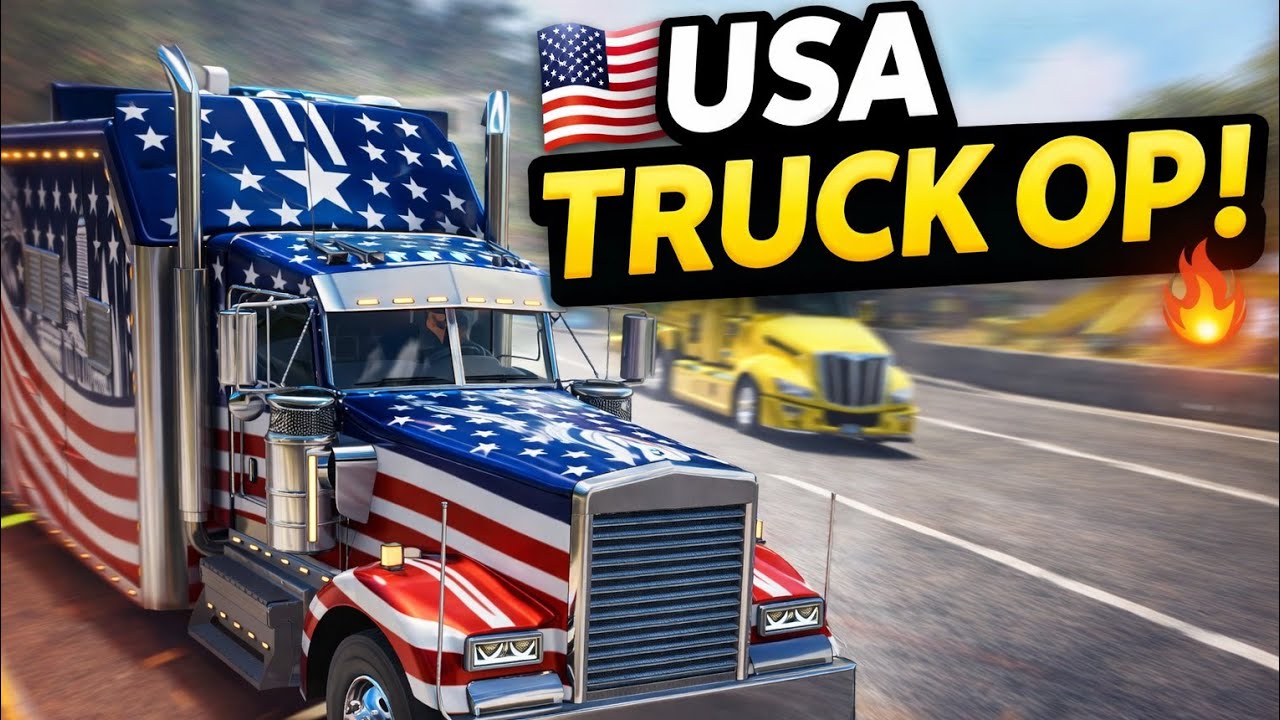 TRUCK SIMULATOR DRIVE USA 🚛 | FIRST GAMEPLAY | REALISTIC TRUCK DRIVING 😱