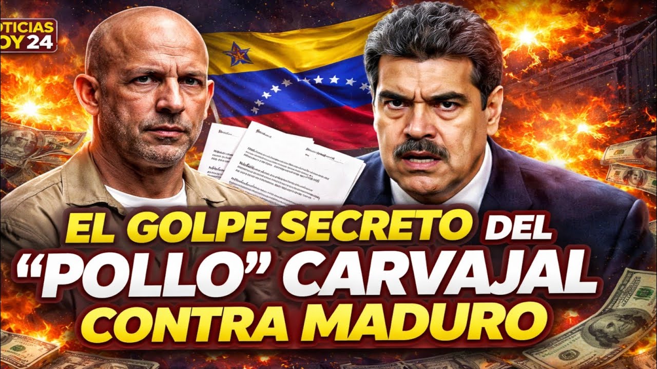 El Golpe Secreto del “Pollo” Carvajal Contra Maduro: Revelaciones Explosivas desde la Cárcel