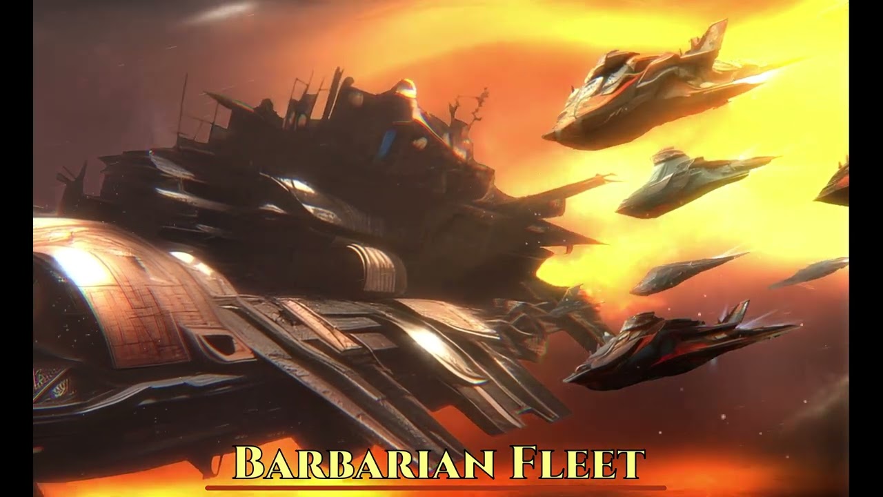 Stressful and Heavy Atmosphere of Space Science Fiction, by Irving Heat - BARBARIAN FLEET