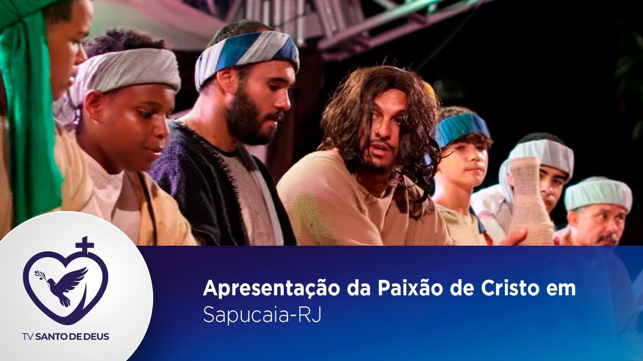 Apresentação da Paixão de Cristo em Sapucaia-RJ.