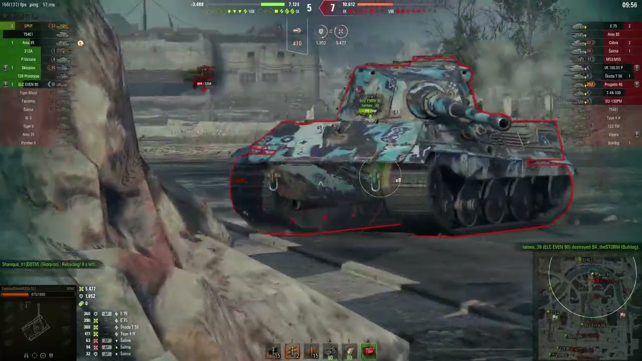 WOT - SPHT HEAVY TANK REPLAY - World Of Tanks